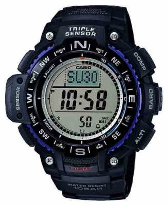 casio triple sensor digital watch