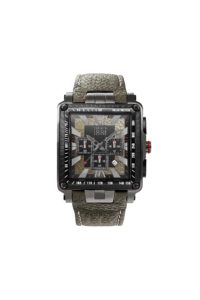 Le Sapphire Sporty Square Leather Watch